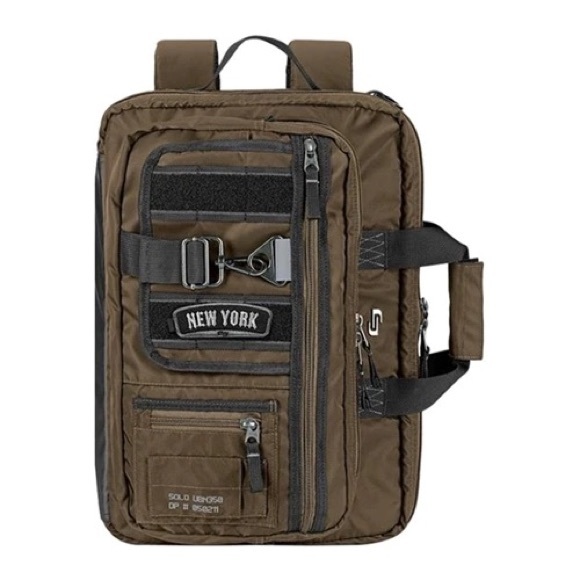 SOLO Black Ops ZONE—Laptop case - 15.6-inch Hybrid Briefcase VS Backpack - Picture 3 of 10